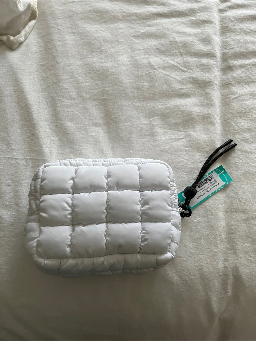 Free People FP Movement Quilted Cosmetic Wristlet Bag NWT